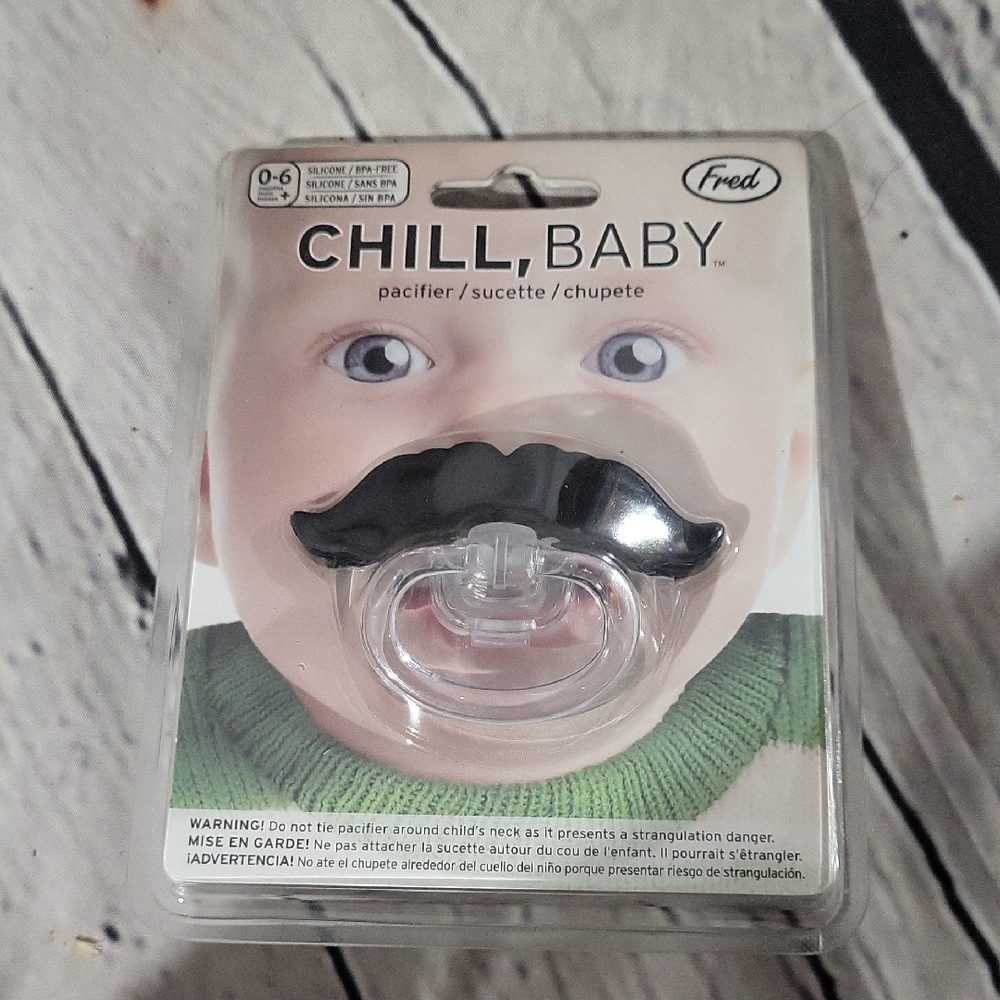Fred Chill Baby Mustache Pacifier